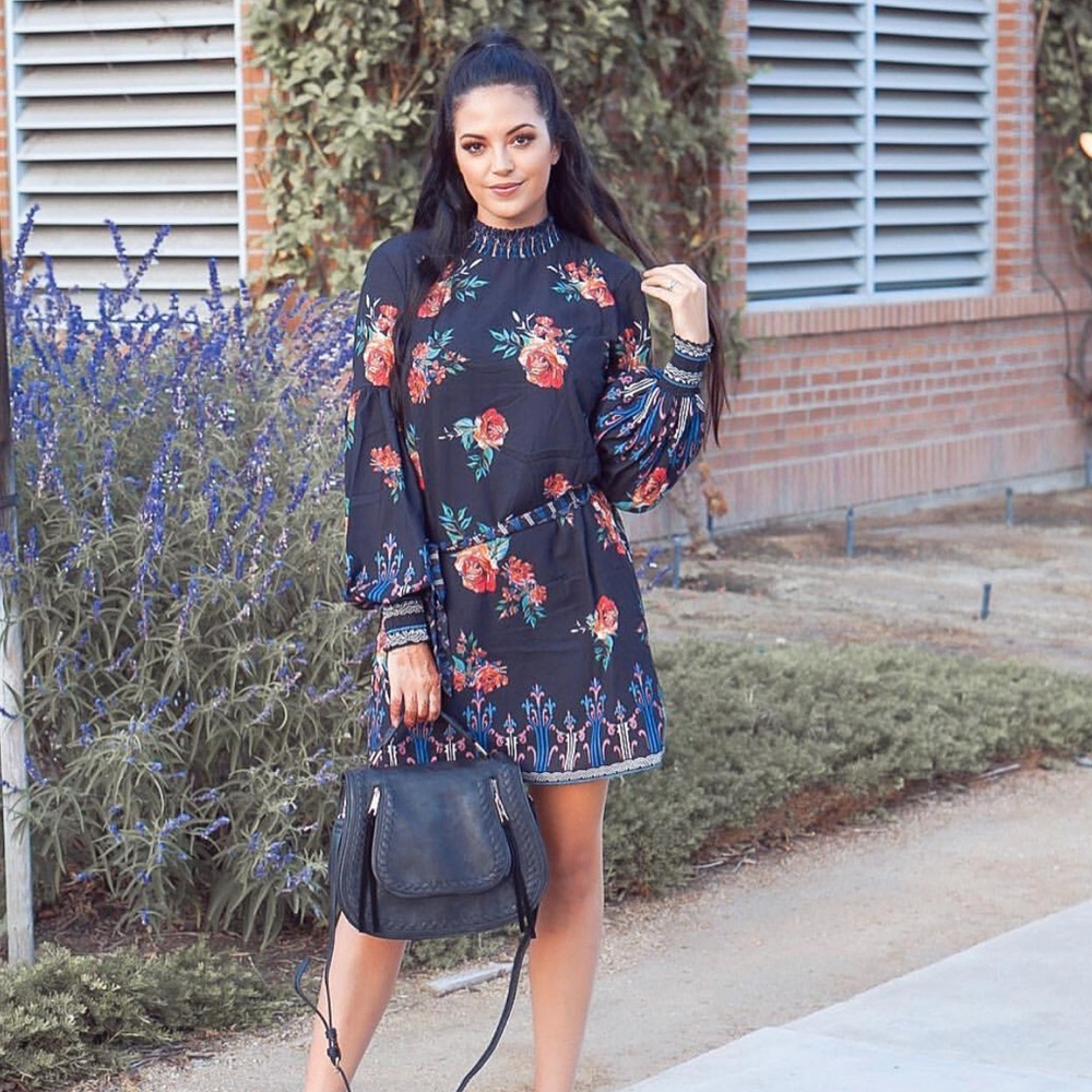 Multi patterned dress